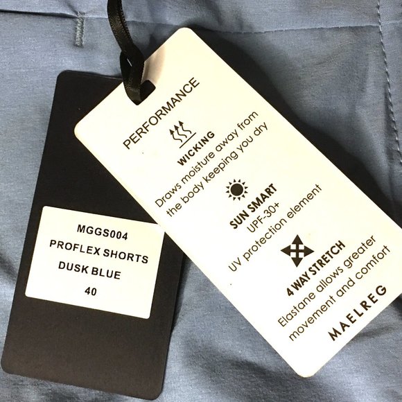 MAELREG Quick Dry 10'' Inseam Stretch Waist Flat Front Front Mens Shorts  ⛳ NEW! - Picture 12 of 16